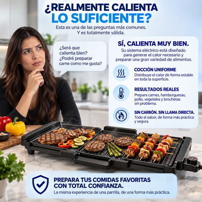 La Parrilla que se Expande cuando Cocinas y Desaparece Cuando Terminas.