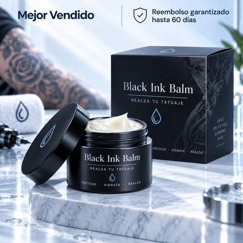 Haz que tu Tatuaje Vuelva a Verse Intenso con Black Ink Balm.