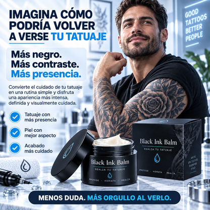 Haz que tu Tatuaje Vuelva a Verse Intenso con Black Ink Balm.