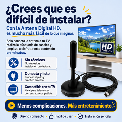 Más de 5.000 canales con Antena Digital HD