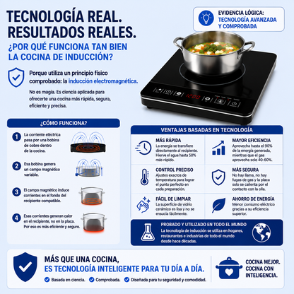 Cocinar sin Gas ni Electricidad con MagnaCook