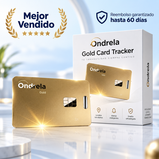 Protege lo que llevas contigo con Gold Card Tracker.