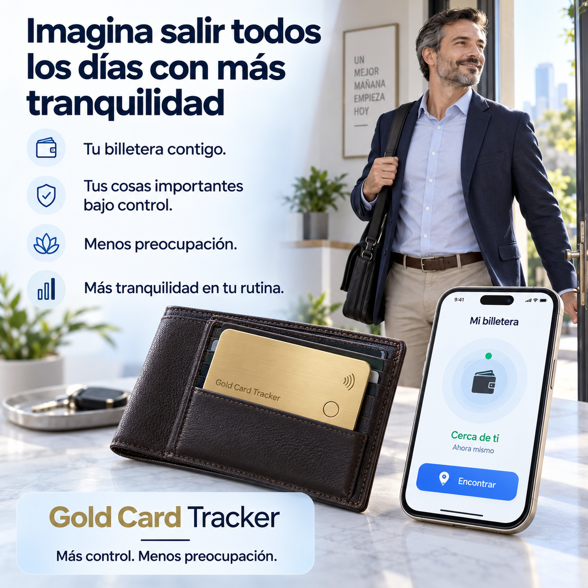 Protege lo que llevas contigo con Gold Card Tracker.