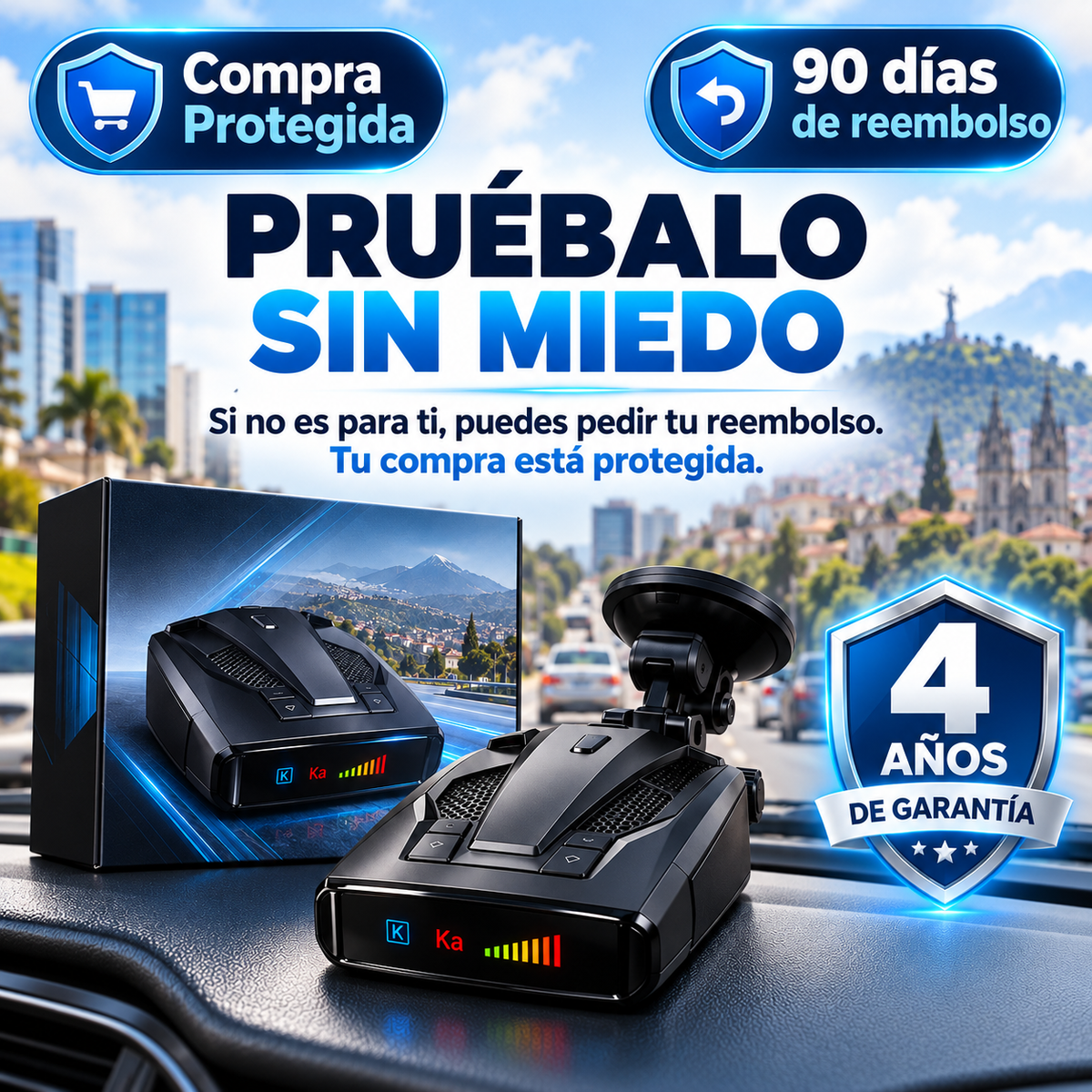 DETECTA EL RADAR ANTES DE QUE TE SORPRENDA.